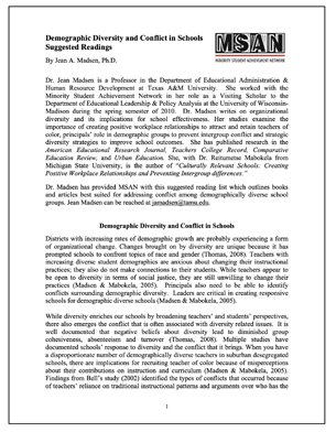 Demographic Diversity brief PDF